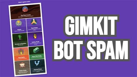 GImkit provides Reports for all Live Games and Assignments. . Gimkit bot spammer replit